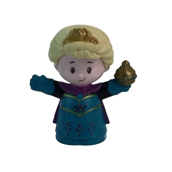 Fisher Price Little People Disney Frozen Elsa Anna Kristoff Figures Lot of 3 - Picture 6 of 13